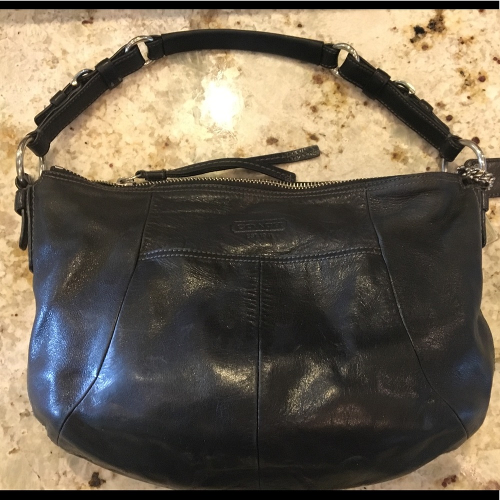 Coach Black Leather Purse